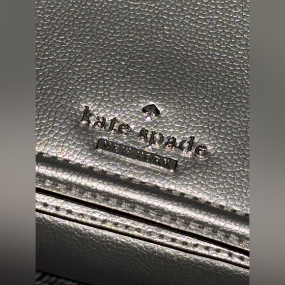 Kate Spade Silver Mini Crossbody Bag - Picture 10 of 11